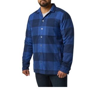 Men's Blue Plaid 5.11 Seth Jacket
